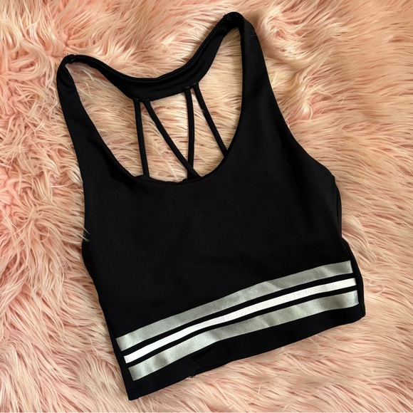 PINK Victoria's Secret Other - PINK Victoria's Secret Black Ultimate Unlined Caged Back Bralette Extra Small